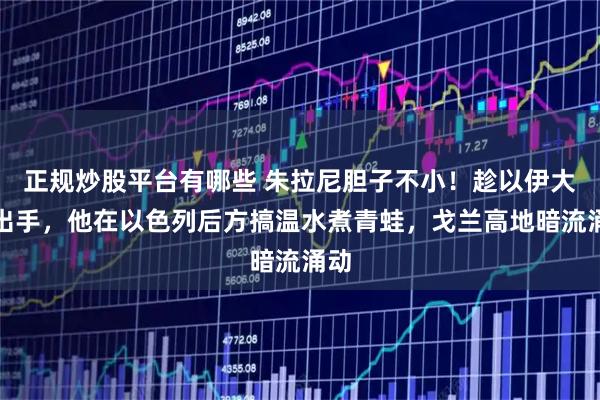 正规炒股平台有哪些 朱拉尼胆子不小！趁以伊大打出手，他在以色列后方搞温水煮青蛙，戈兰高地暗流涌动